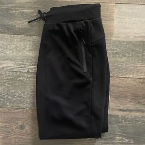 Plain black joggers
